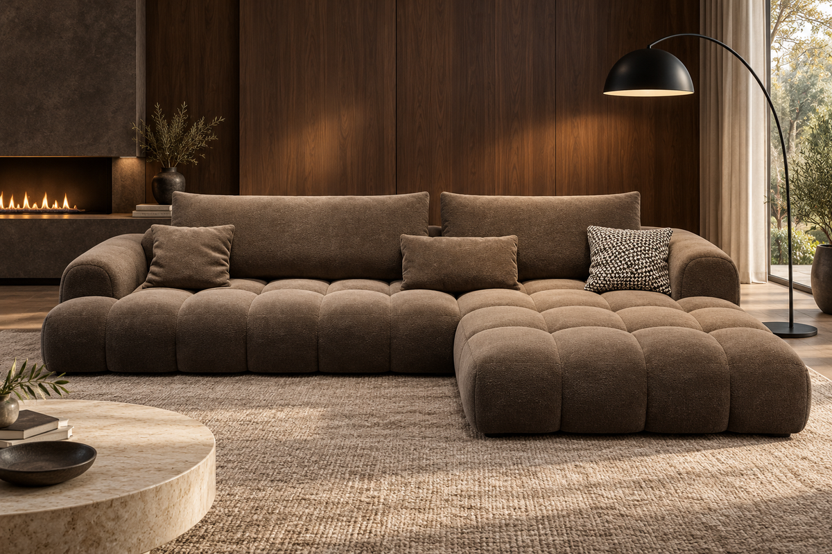 Puff Corner Sofa