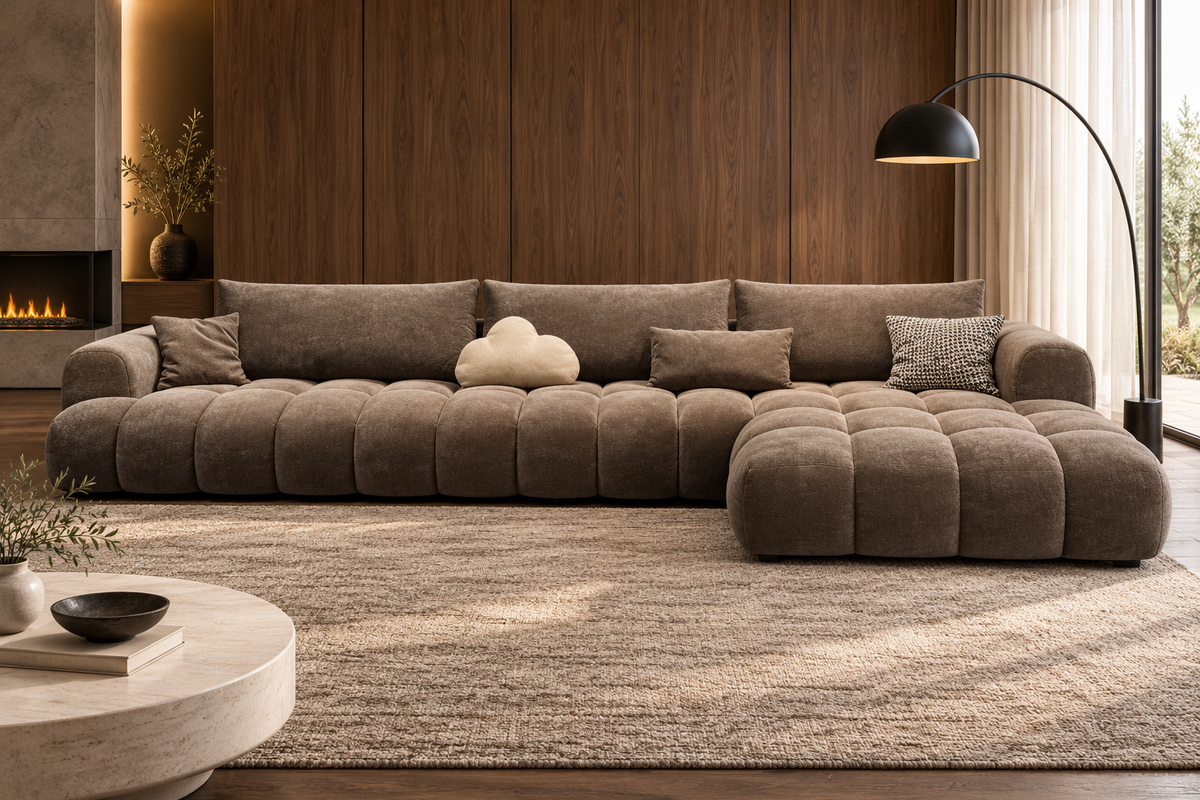 Puff Corner Sofa