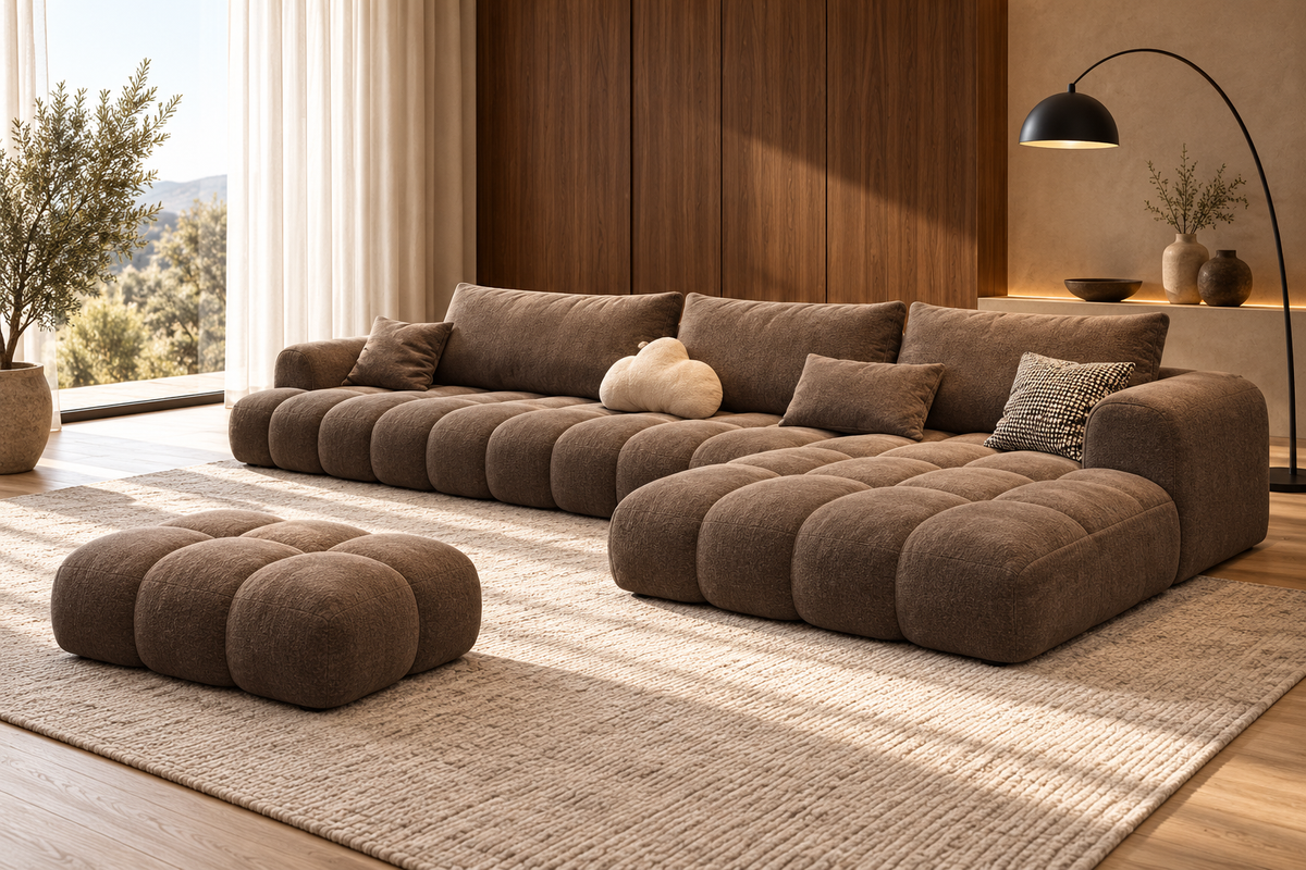 Puff Corner Sofa