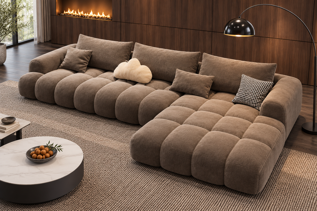 Puff Corner Sofa