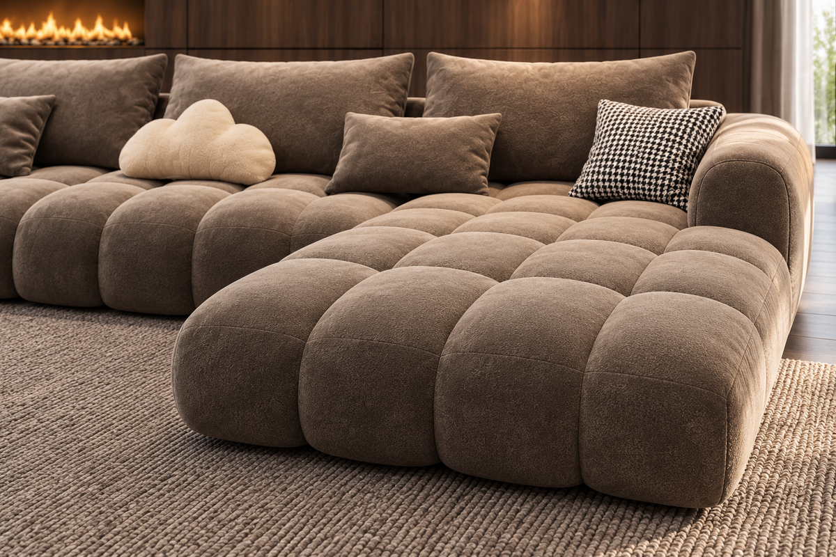 Puff Corner Sofa