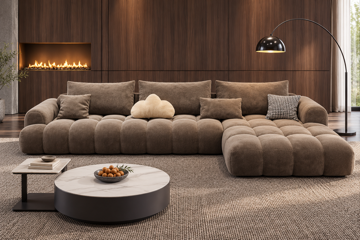 Puff Corner Sofa