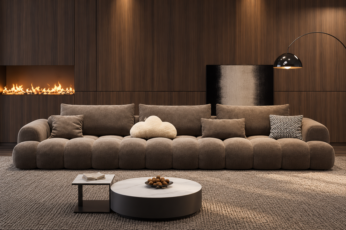 Puff Corner Sofa
